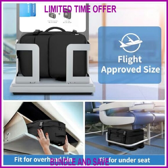 TSA Flight Approved 15.6 Laptop Backpack, Travel Carry On, Multiple Pockets - Picture 3 of 7